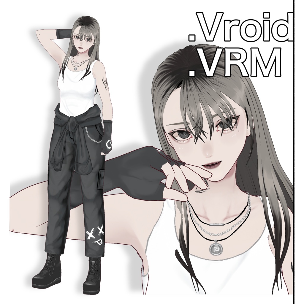 【VRoidモデル】Chloe(クロエ)【.VRM】
