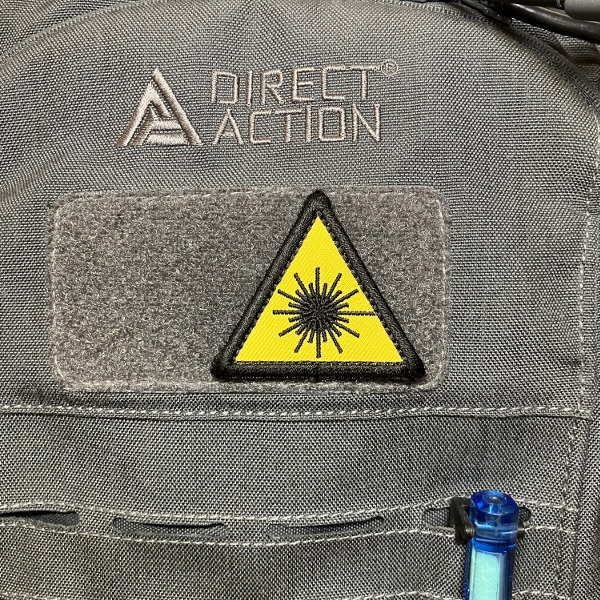 レーザー警告ワッペン