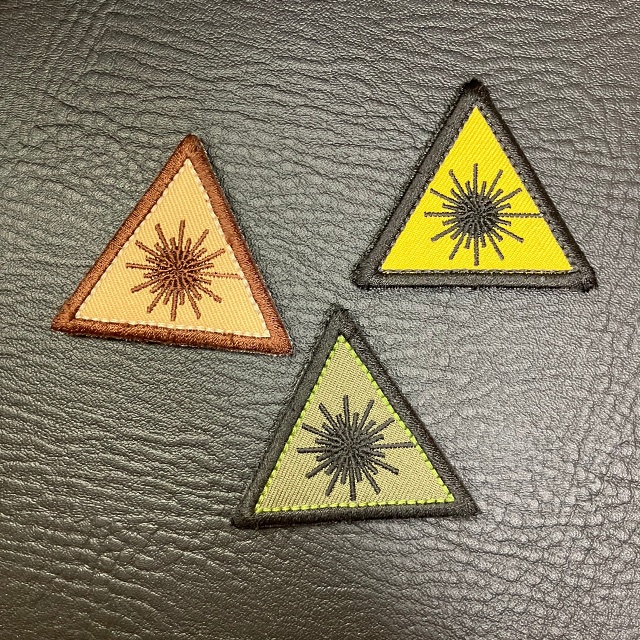 レーザー警告ワッペン