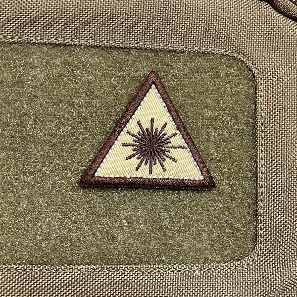 レーザー警告ワッペン