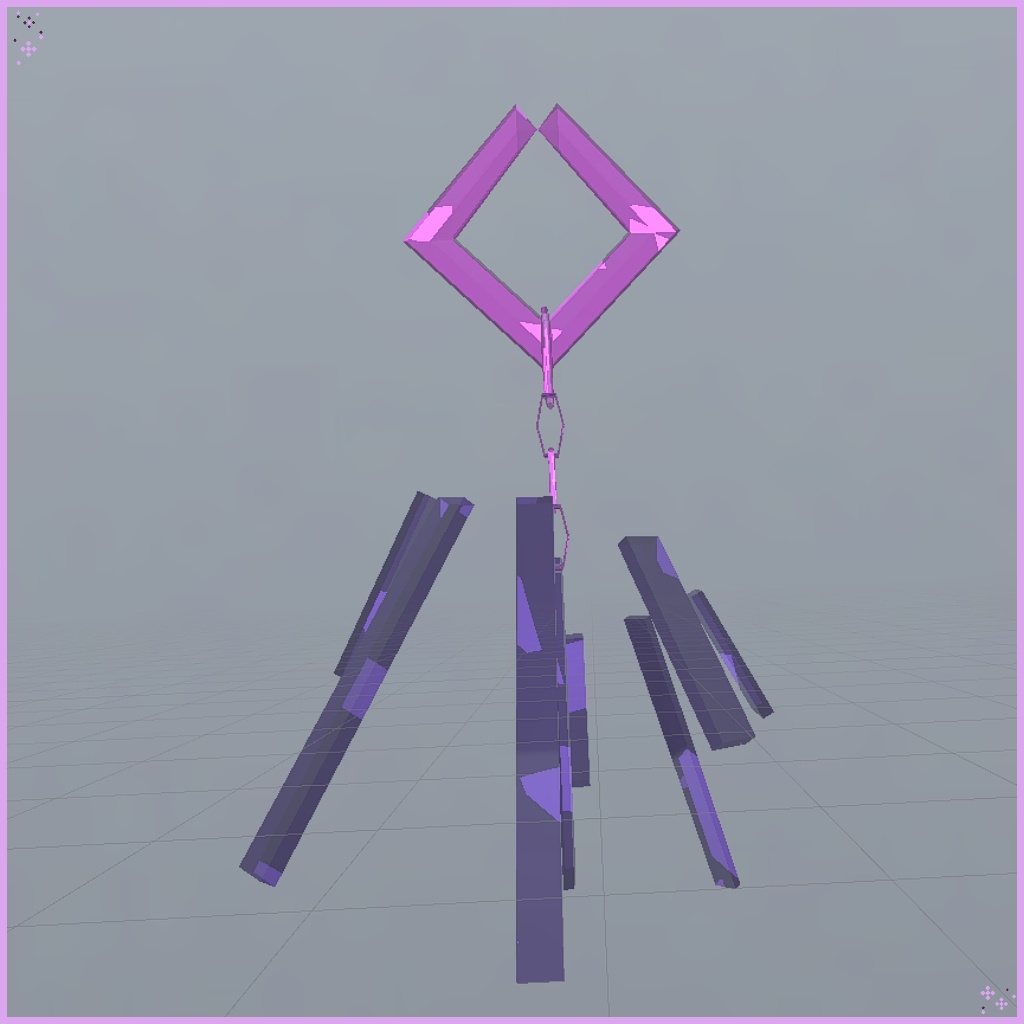 【3Dモデル】イヤーアクセ Abystraxt_01