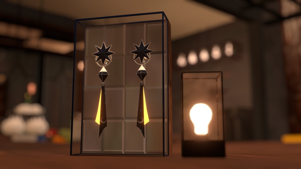 cafe小夜時雨400人記念耳飾り