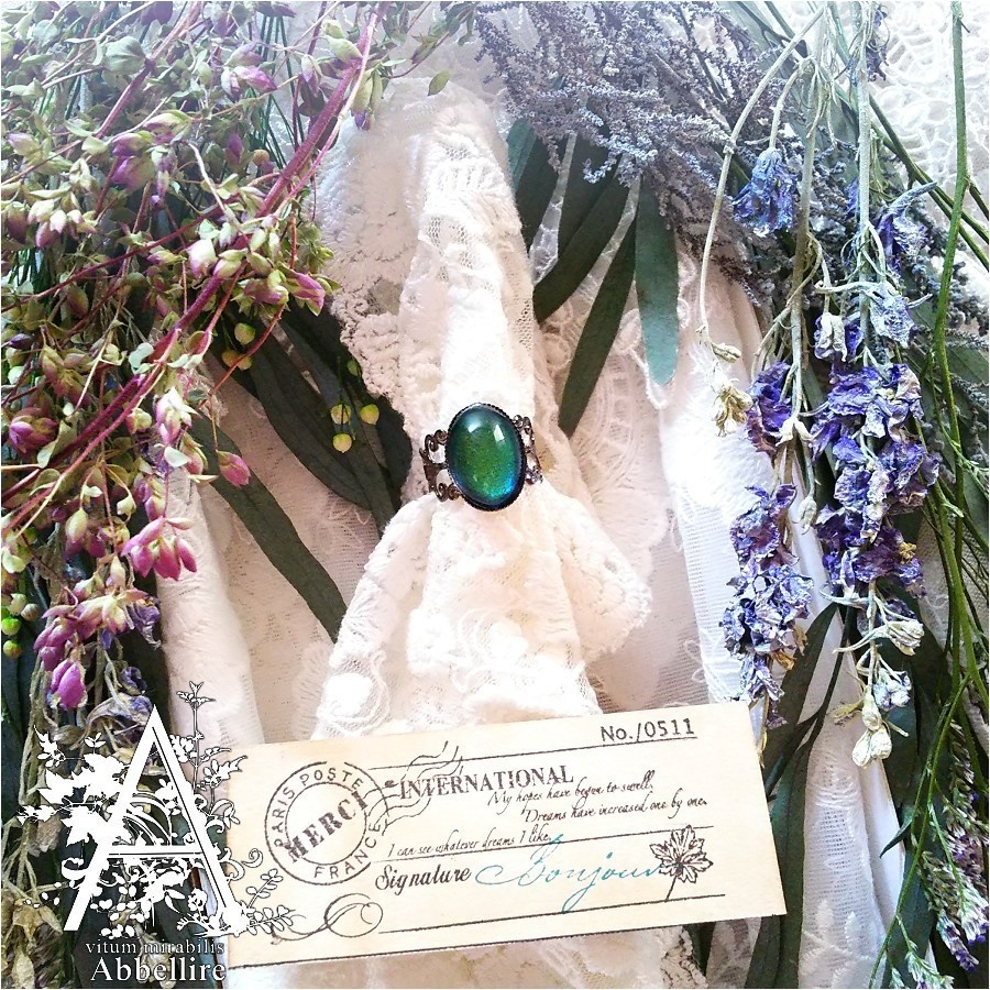 ロングレースタッセル&ネックレス(リング)-ホワイト-