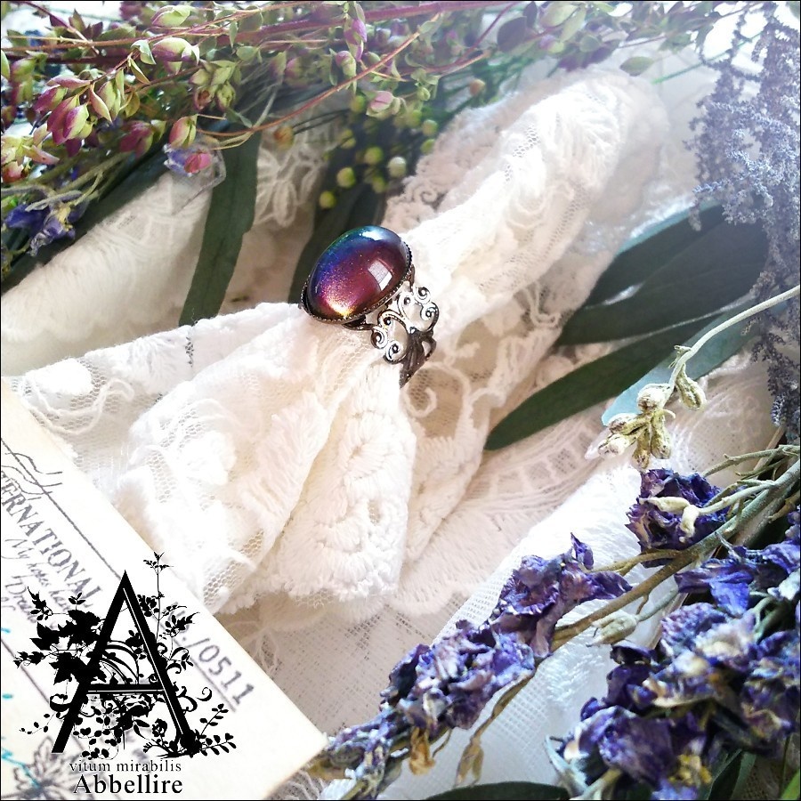 ロングレースタッセル&ネックレス(リング)-ホワイト-