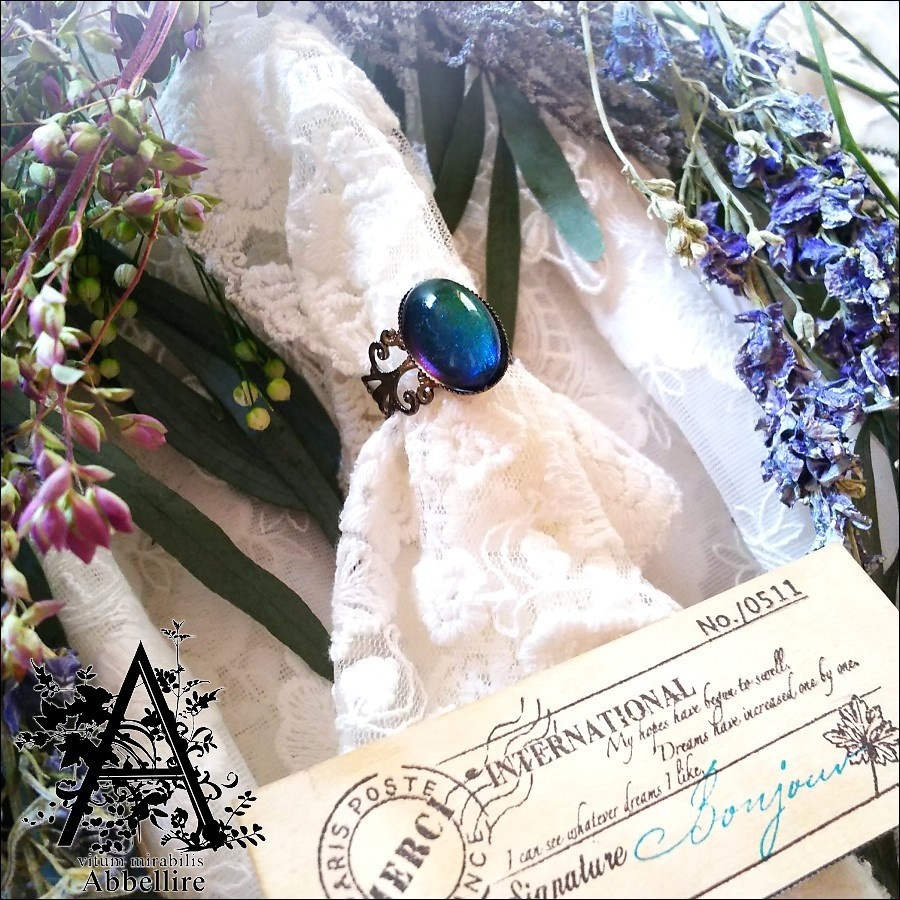 ロングレースタッセル&ネックレス(リング)-ホワイト-