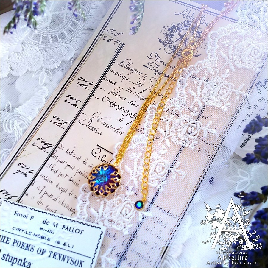 ロングレースタッセル&ネックレス(バーガンディディライト)-ホワイト-