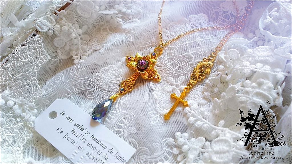 金の薔薇のCroix(Vitrail light)