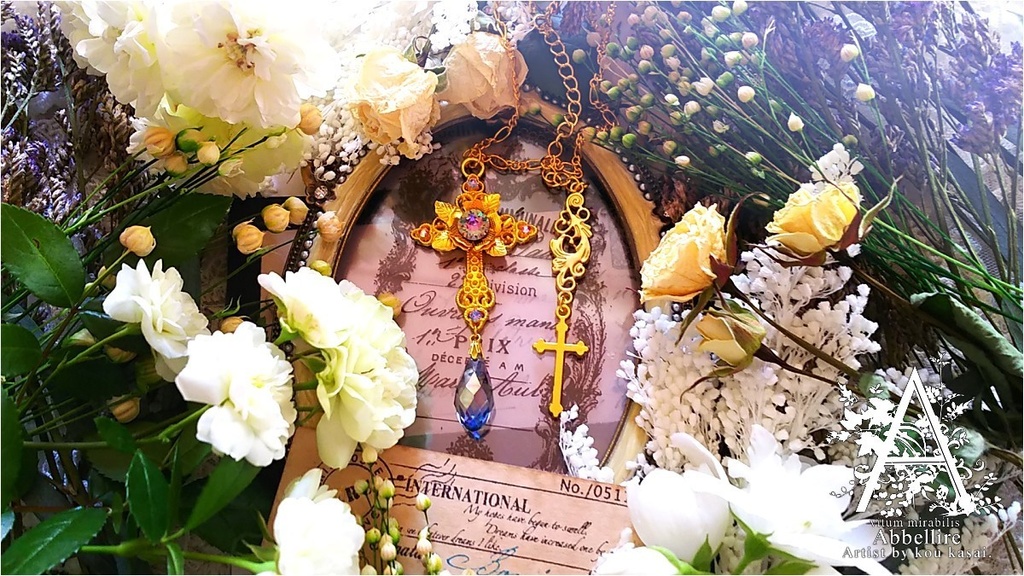 金の薔薇のCroix(Vitrail light)