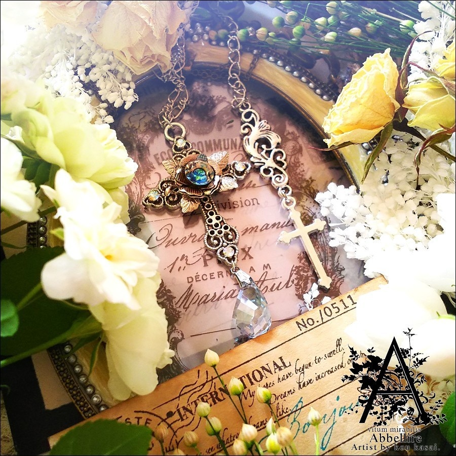 銀の薔薇のCroix(Romance en Bleu)