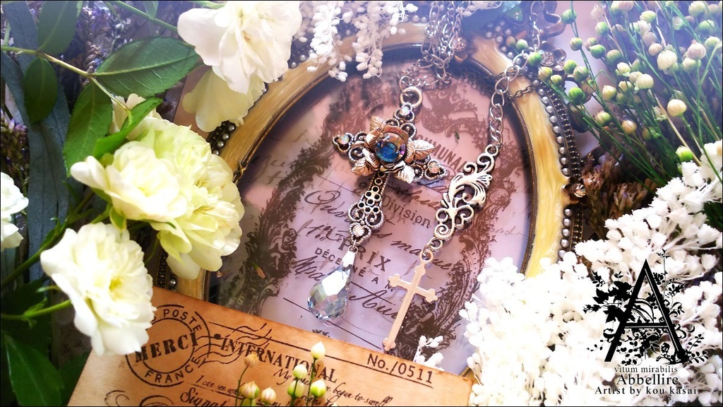 銀の薔薇のCroix(Romance en Bleu)