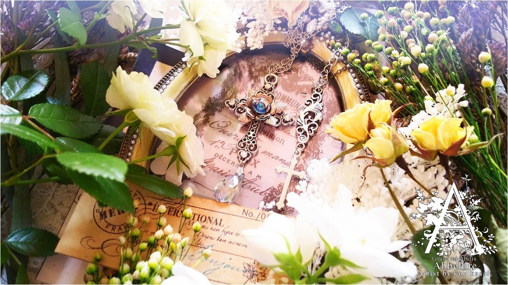 銀の薔薇のCroix(Romance en Bleu)