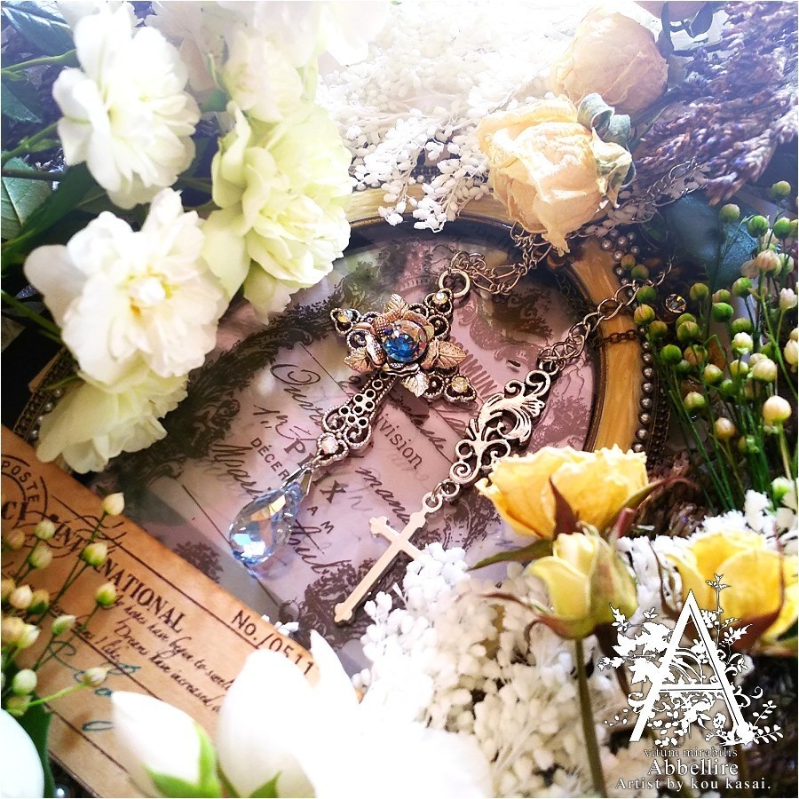 銀の薔薇のCroix(Romance en Bleu)