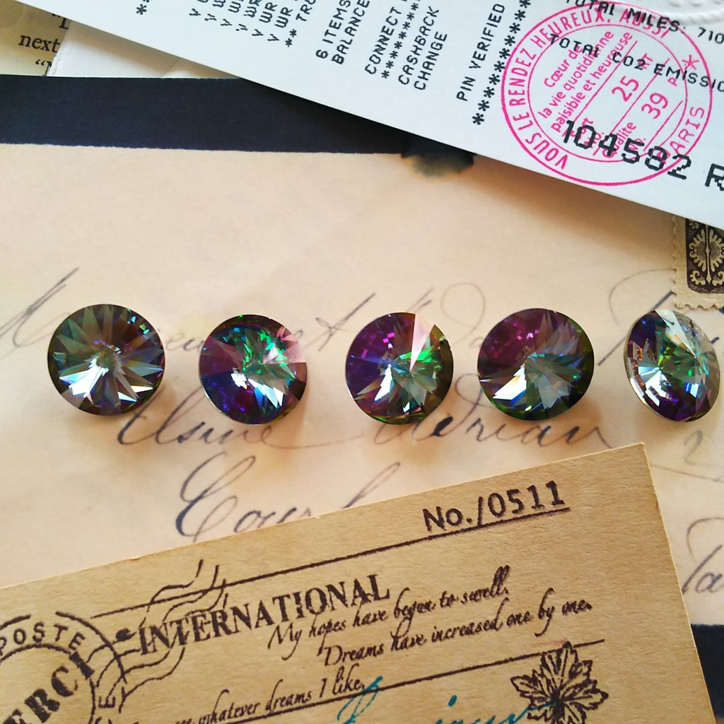 神秘的な美貌のベゼルリング-Vintage-