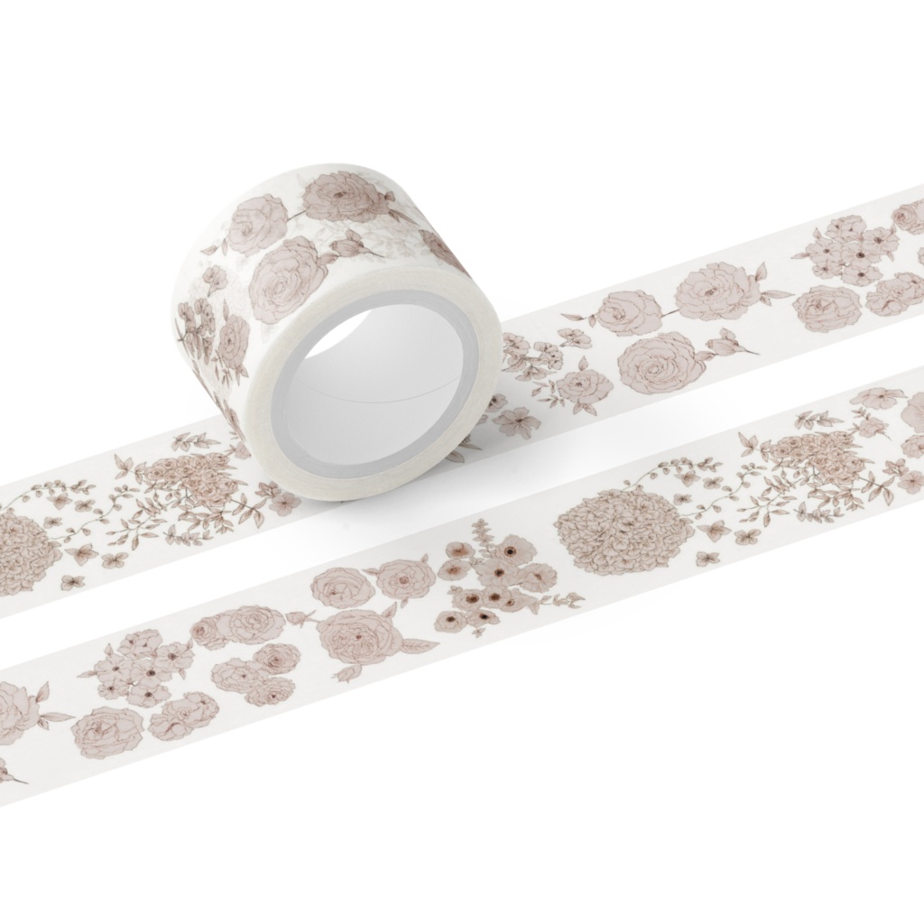 ナチュラルフラワーのマスキングテープ