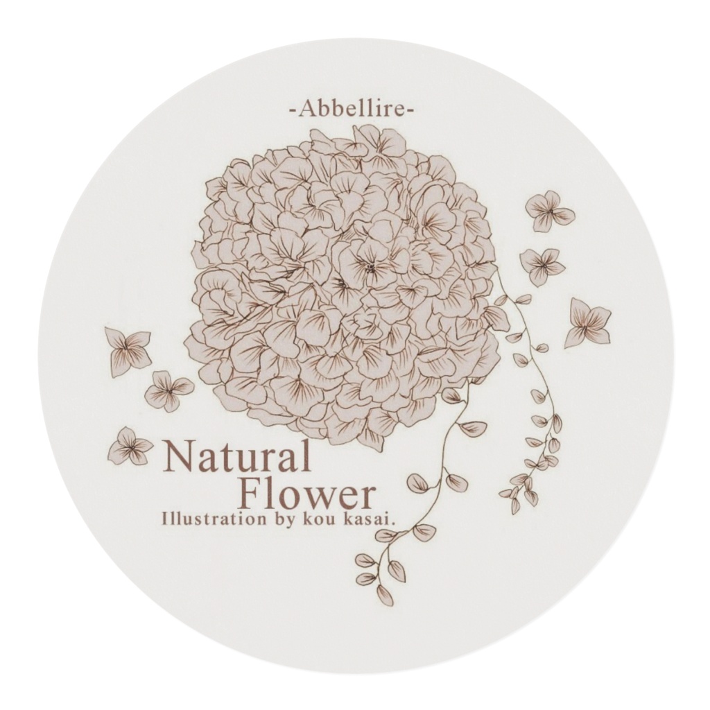 ナチュラルフラワーのマスキングテープ