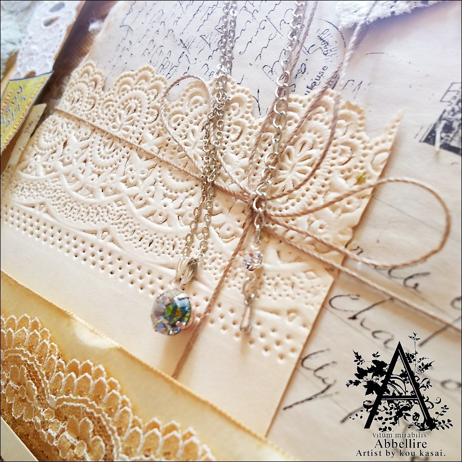 *Romance en Vertの一粒ネックレス-Vintage-*