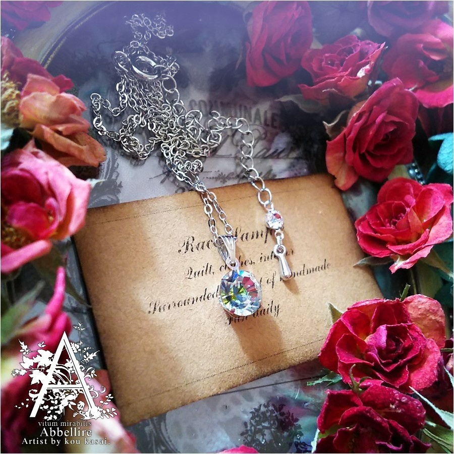 ＊Romance en Vertの一粒ネックレス-Vintage-＊
