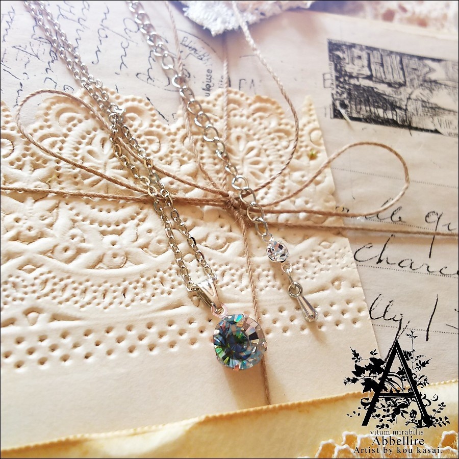 *Romance en Vertの一粒ネックレス-Vintage-*