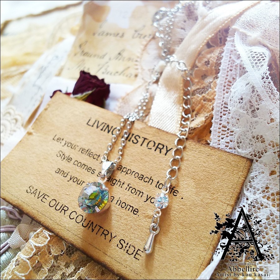 *Romance du Matinの一粒ネックレス-Vintage-*