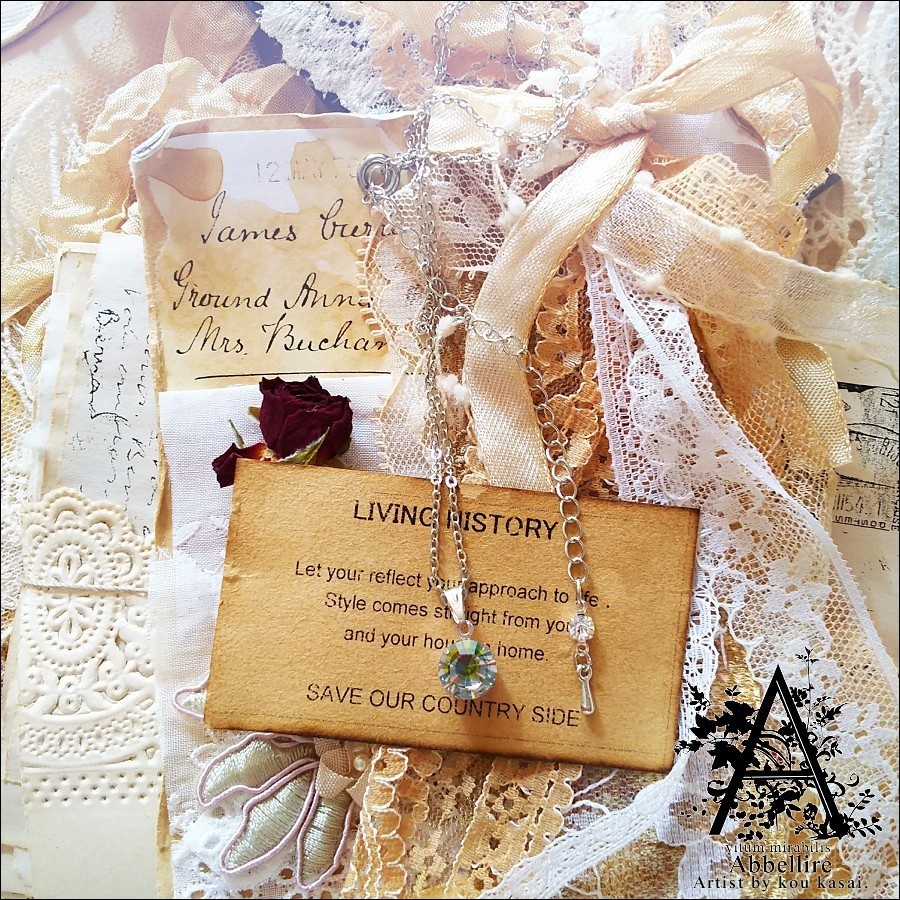 *Romance du Matinの一粒ネックレス-Vintage-*