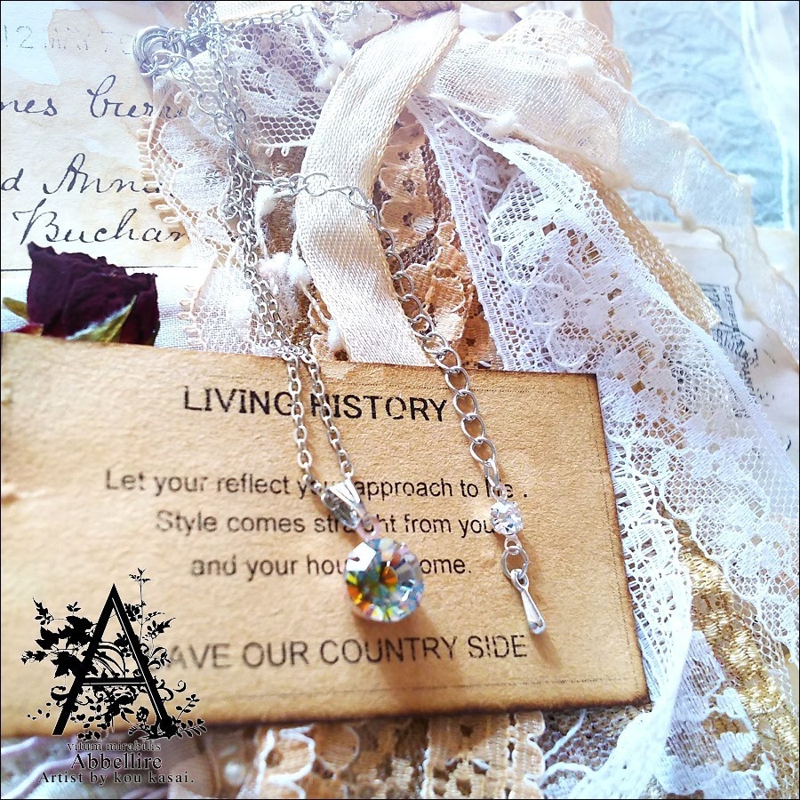 *Romance du Matinの一粒ネックレス-Vintage-*