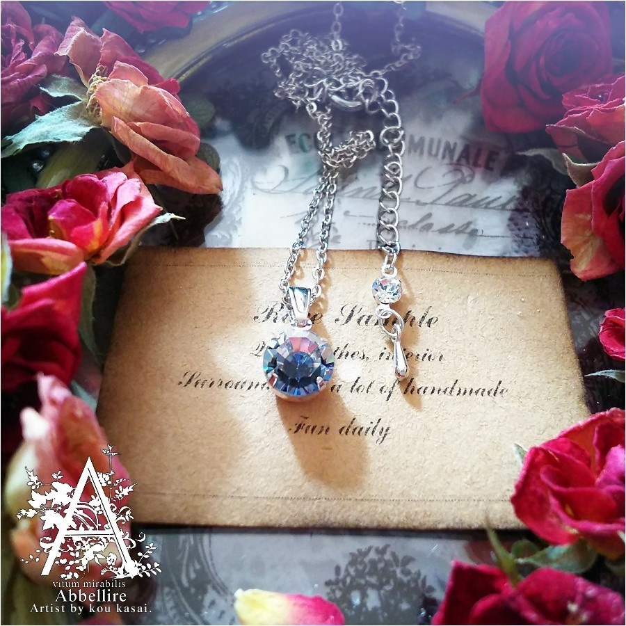 *Romance en Grisの一粒ネックレス-Vintage-*