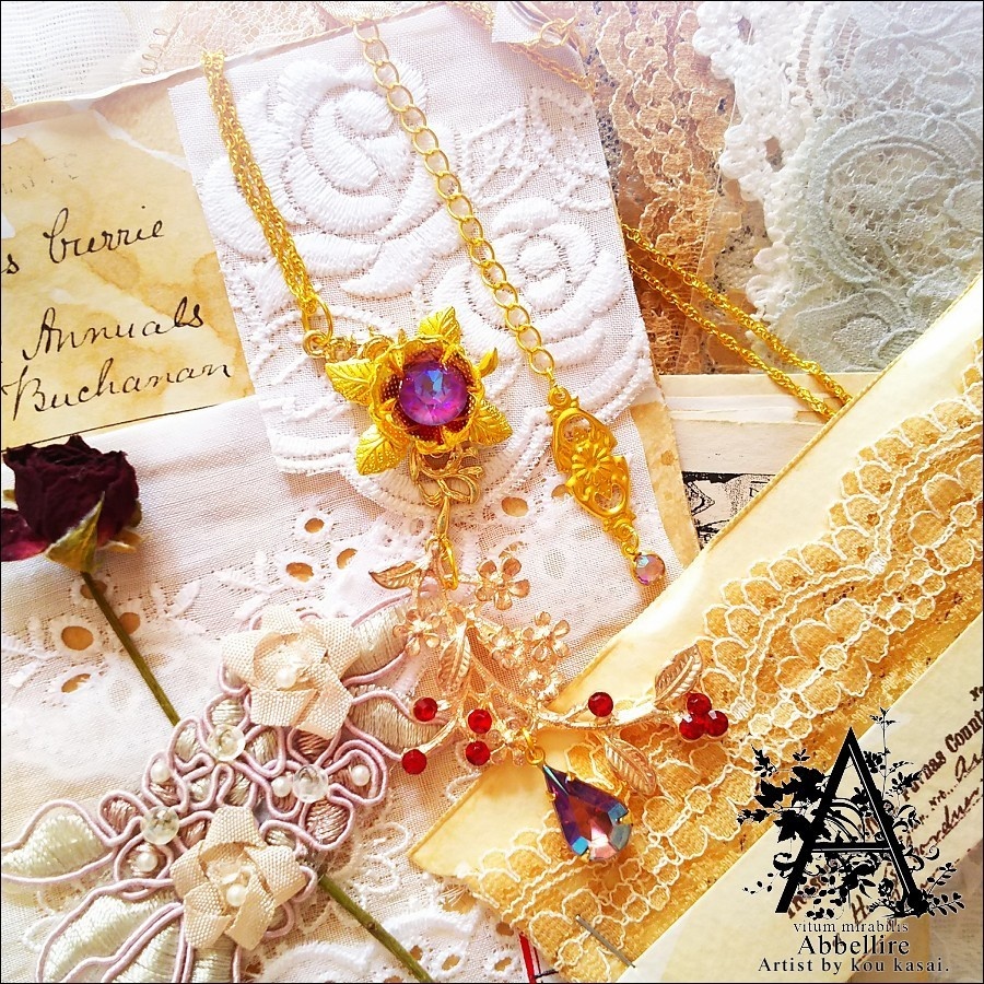 優雅な花枝ネックレス-Vintage-