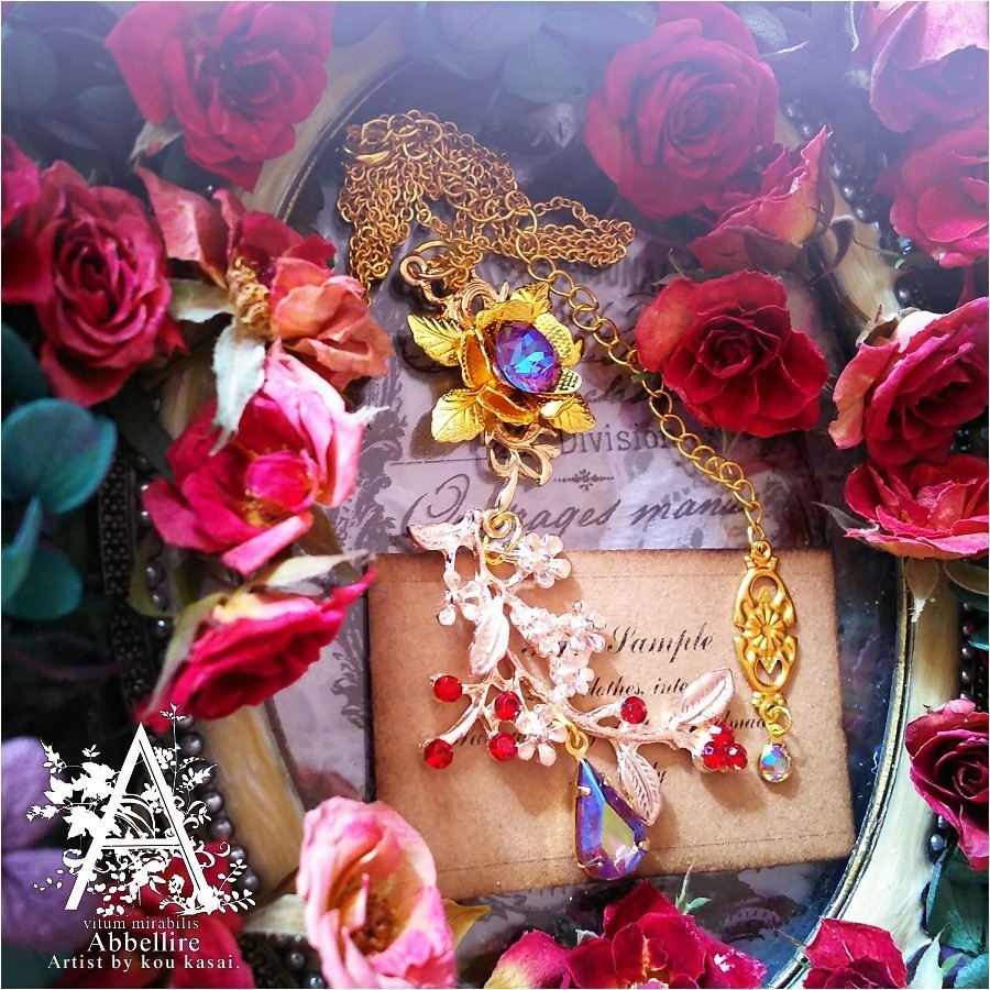 優雅な花枝ネックレス-Vintage-