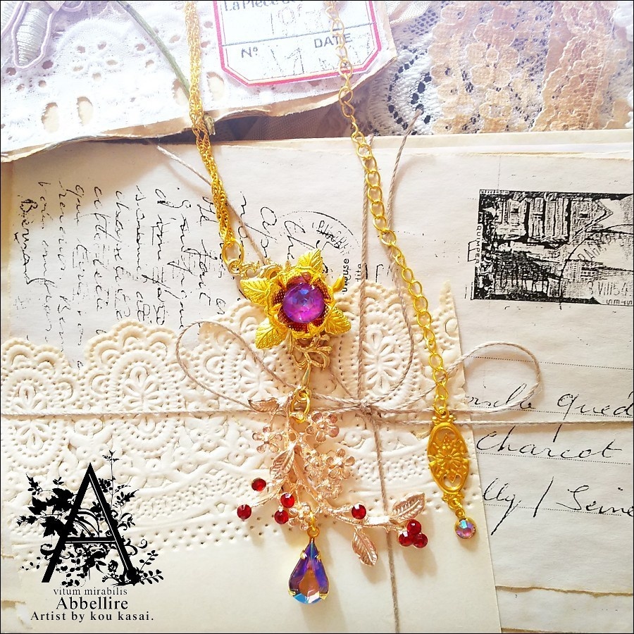 優雅な花枝ネックレス-Vintage-