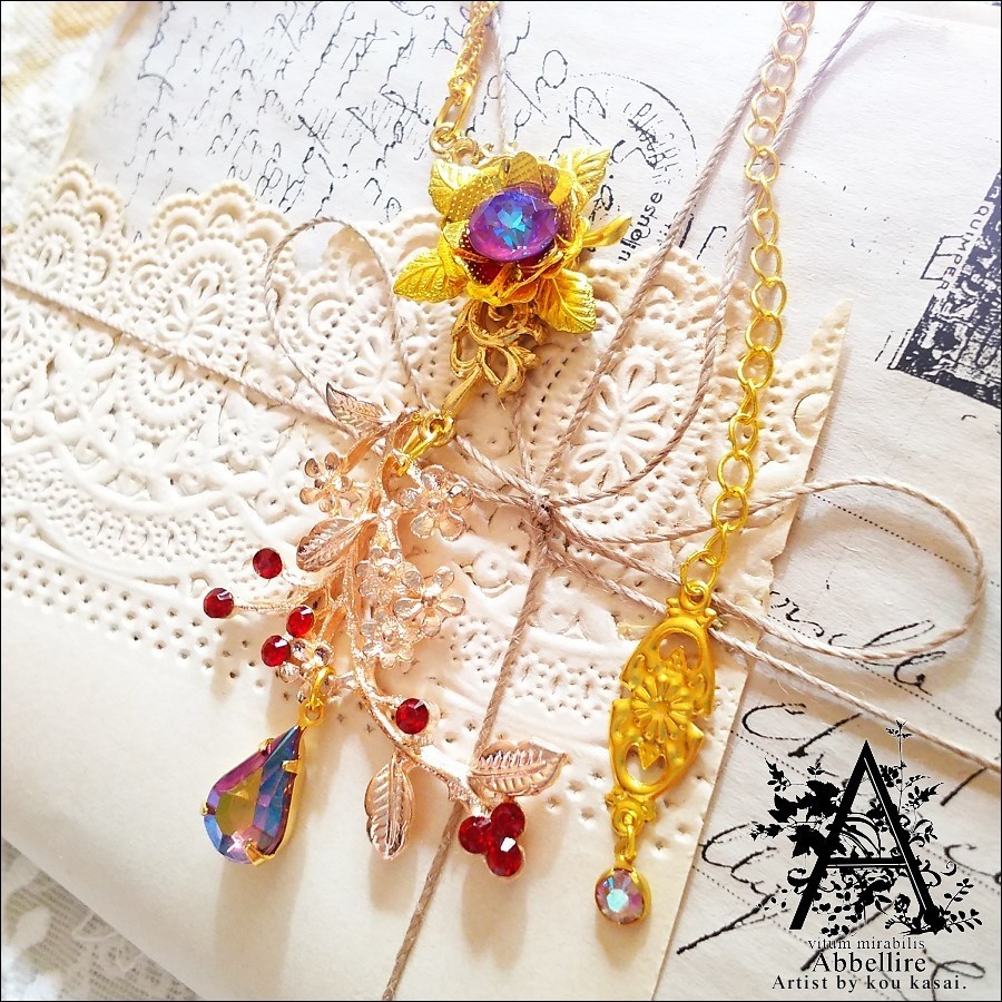 優雅な花枝ネックレス-Vintage-