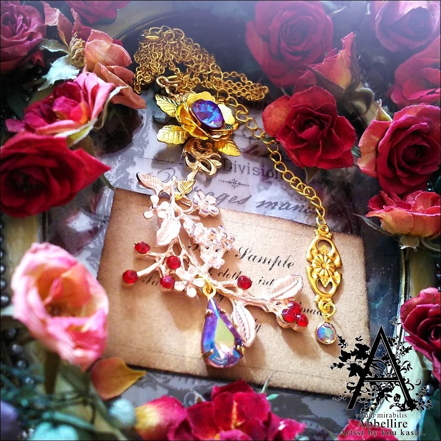 優雅な花枝ネックレス-Vintage-