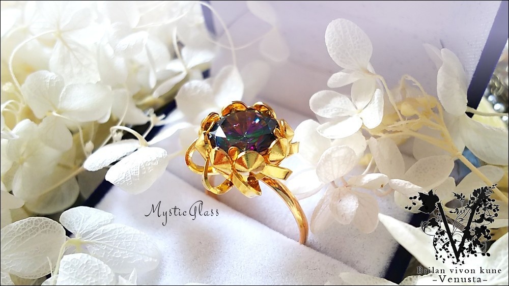 【再販】*金華のミスティックリング・ネックレス-Vintage-*