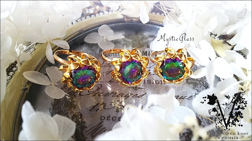 【再販】*金華のミスティックリング・ネックレス-Vintage-*