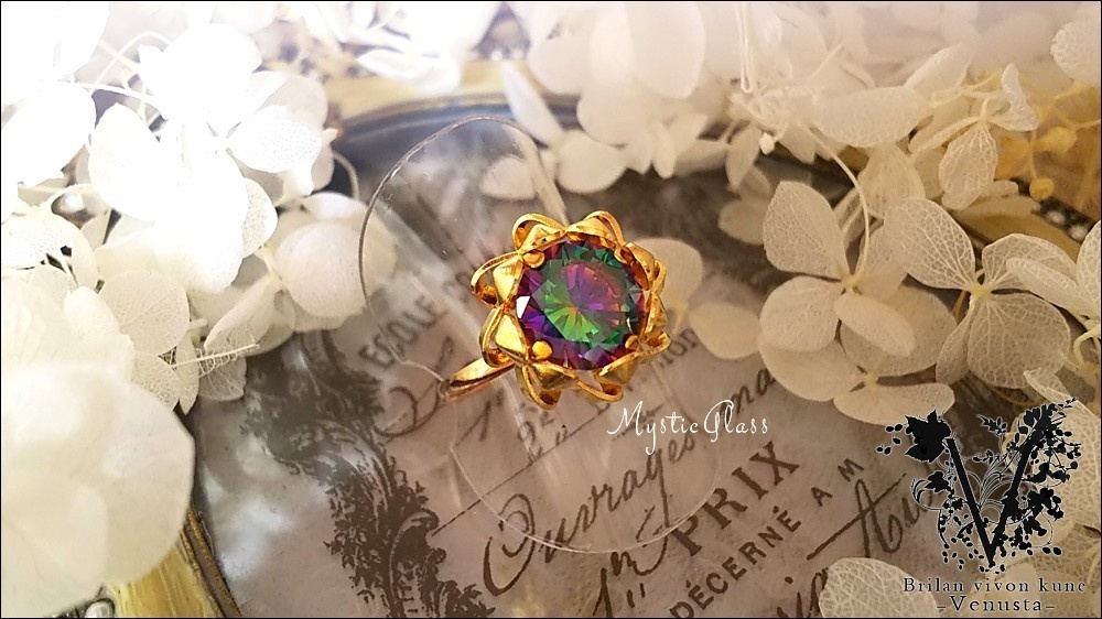 【再販】*金華のミスティックリング・ネックレス-Vintage-*