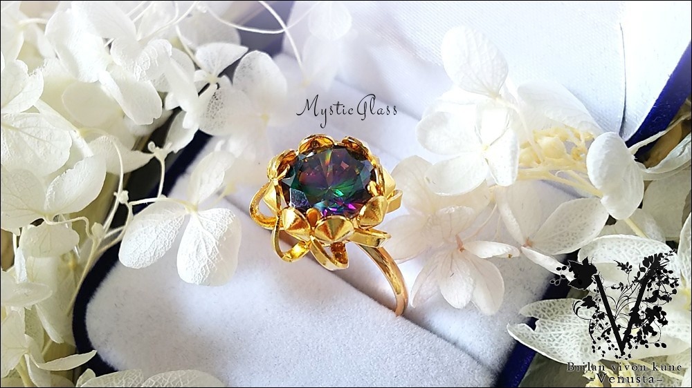 【再販】*金華のミスティックリング・ネックレス-Vintage-*