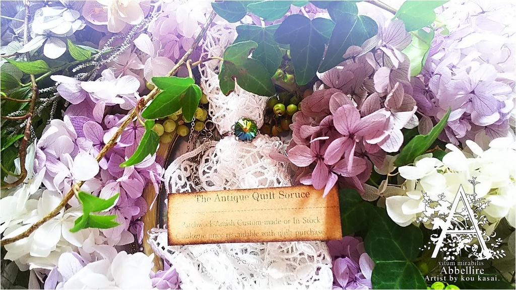 虹色ヴィトラルのリングネックレス