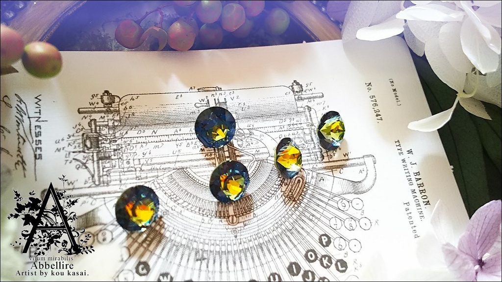 クリスタルサハラのシンプルネックレス-Gold-