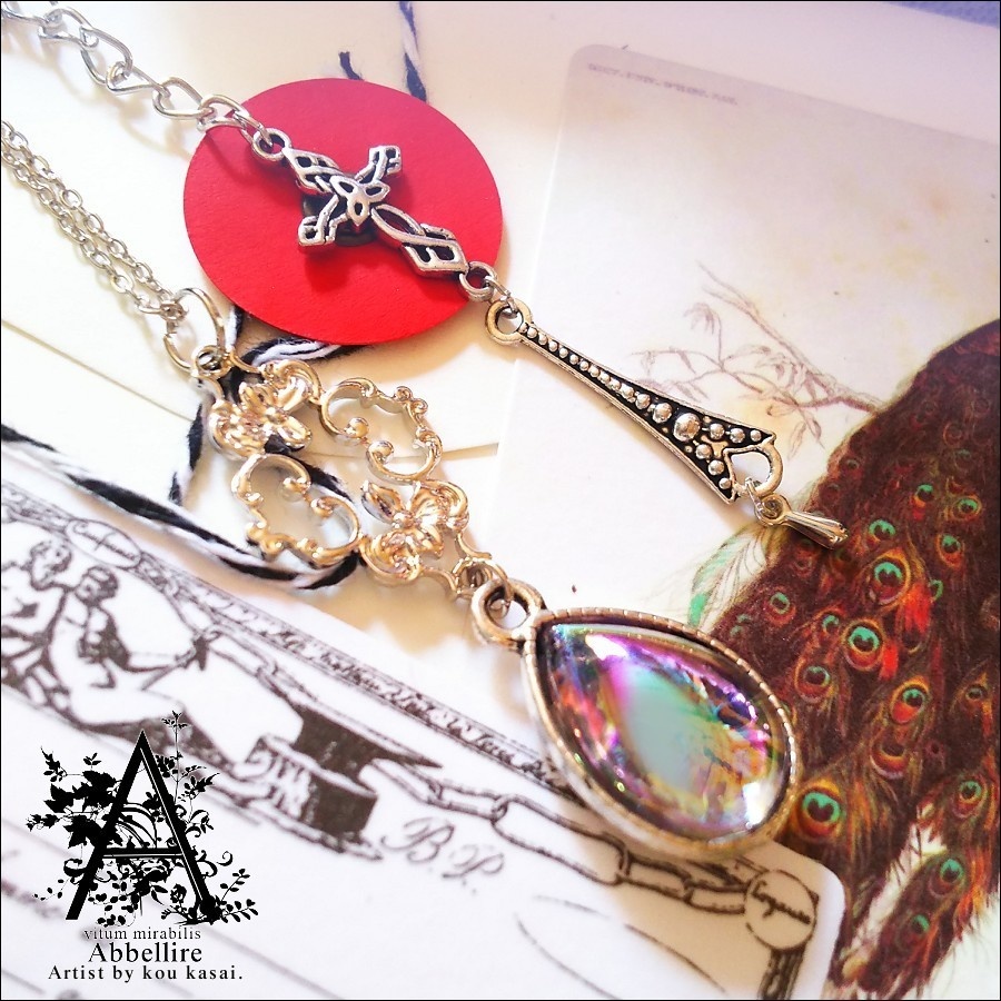 透き通る雫のネックレス-Amethyst-