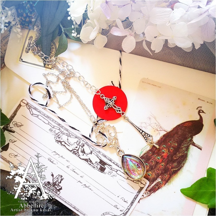 透き通る雫のネックレス-Amethyst-