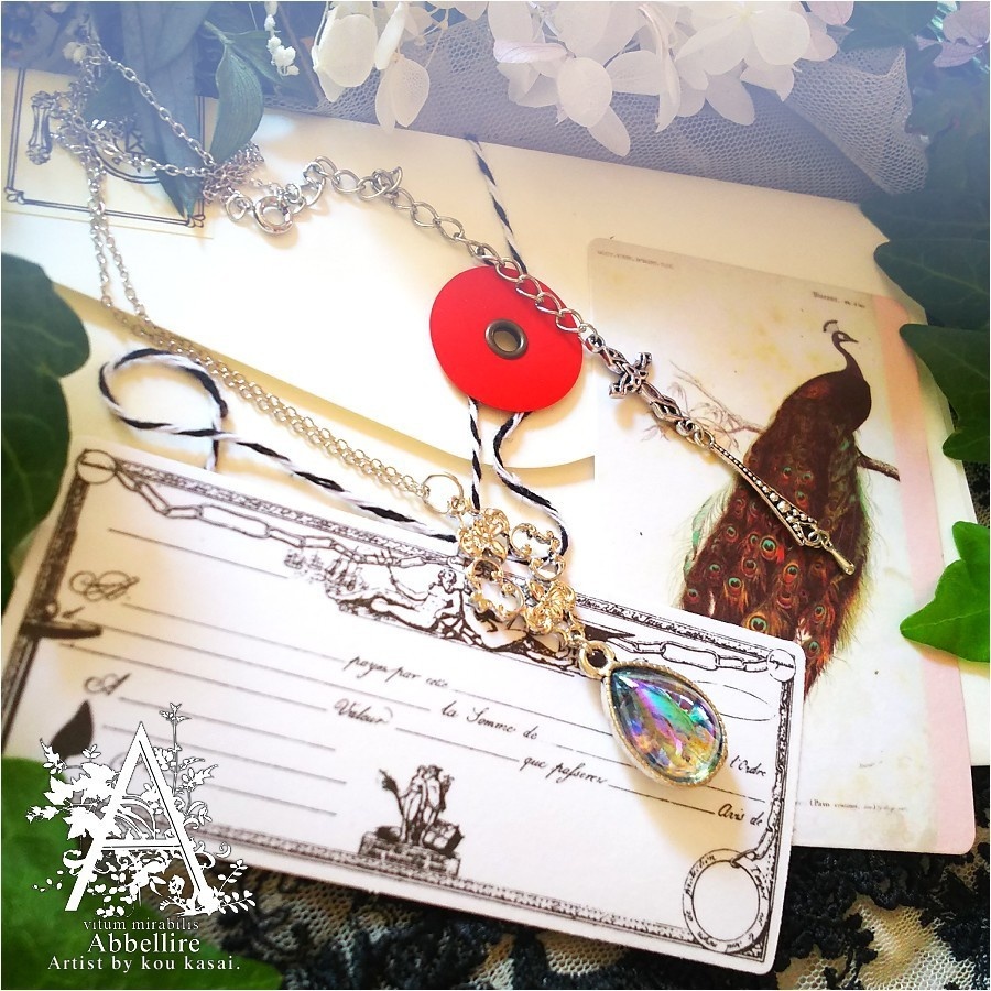 透き通る雫のネックレス-Sapphire-