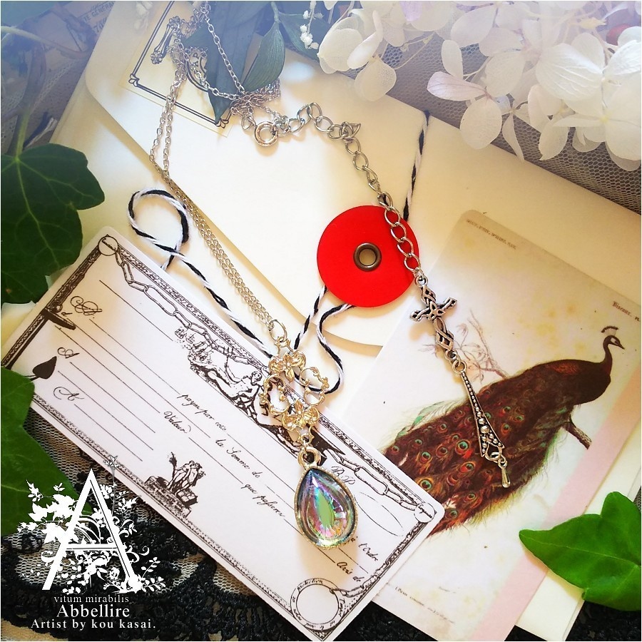 透き通る雫のネックレス-Sapphire-