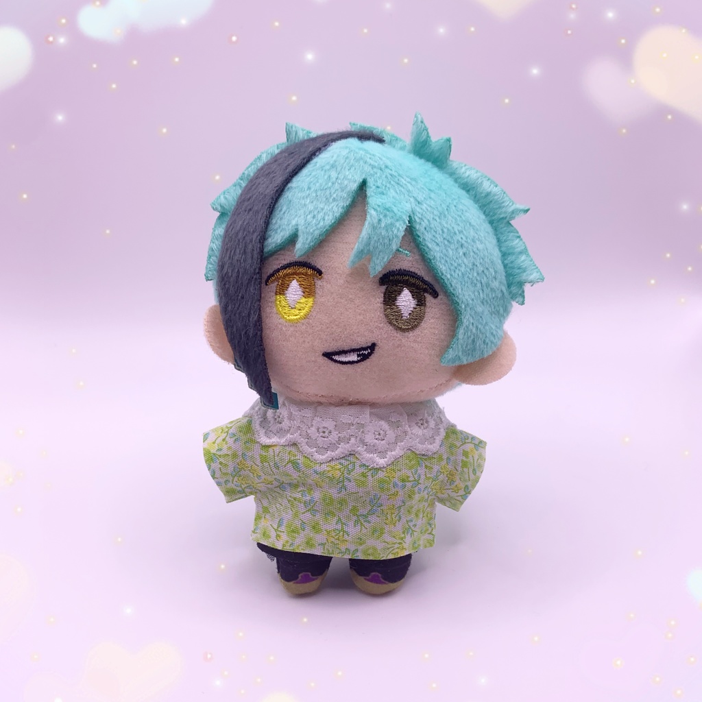 【10〜12㎝】レース襟つき小花柄トップス