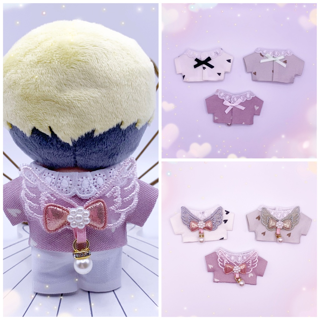 【10〜12㎝】リボンと天使の羽付き ジャケット