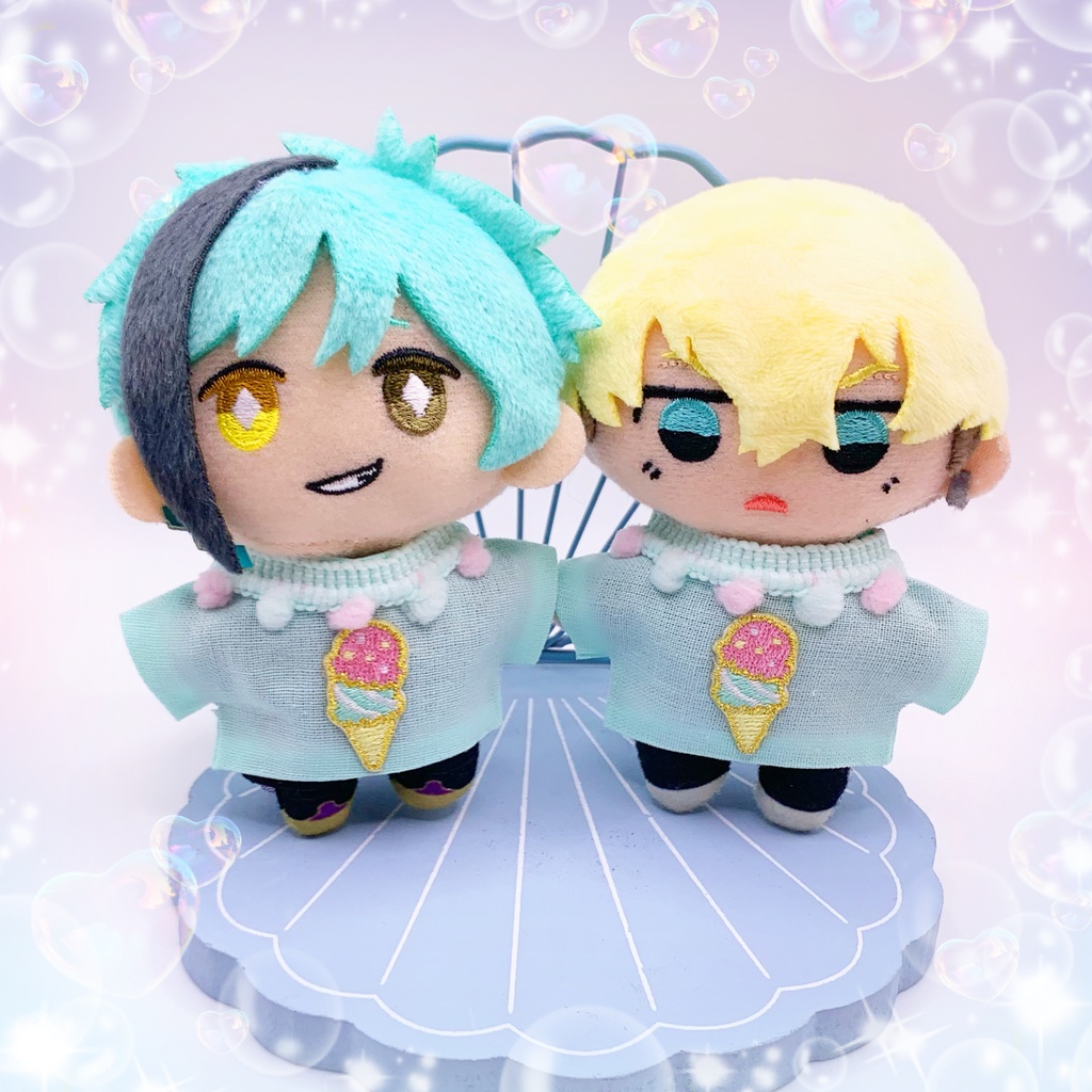 【10〜12㎝】ポンポン襟のアイスクリームトップス🍦