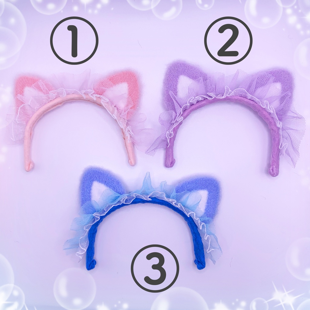 8/16 20:00〜【おおきめ】猫耳カチューシャ