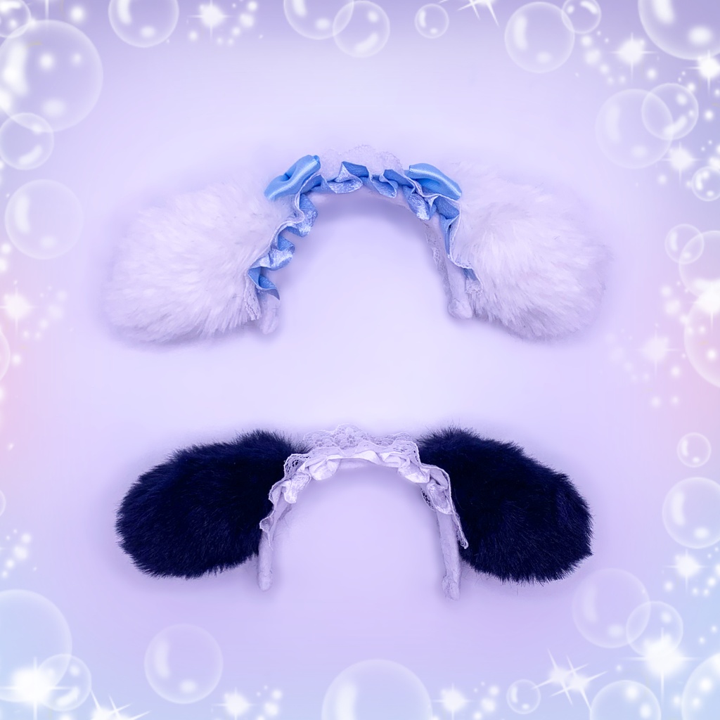 ふわふわ垂れ耳カチューシャ