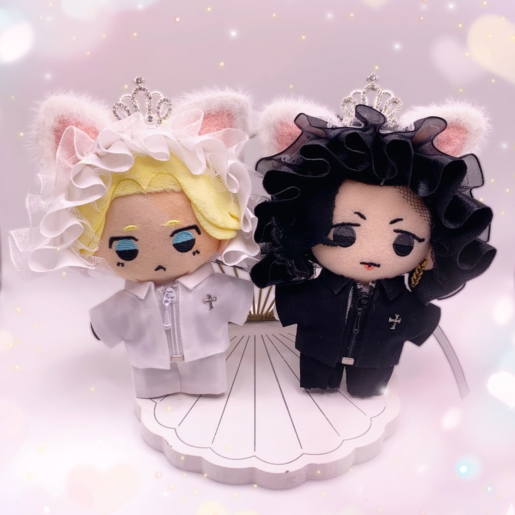 猫耳ヘッドドレス【おまんじゅう・10〜15cm用】