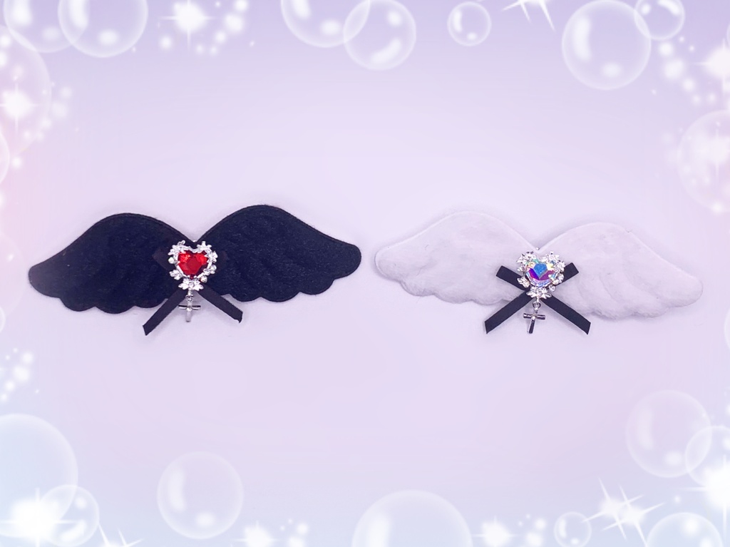 天使の羽クリップ