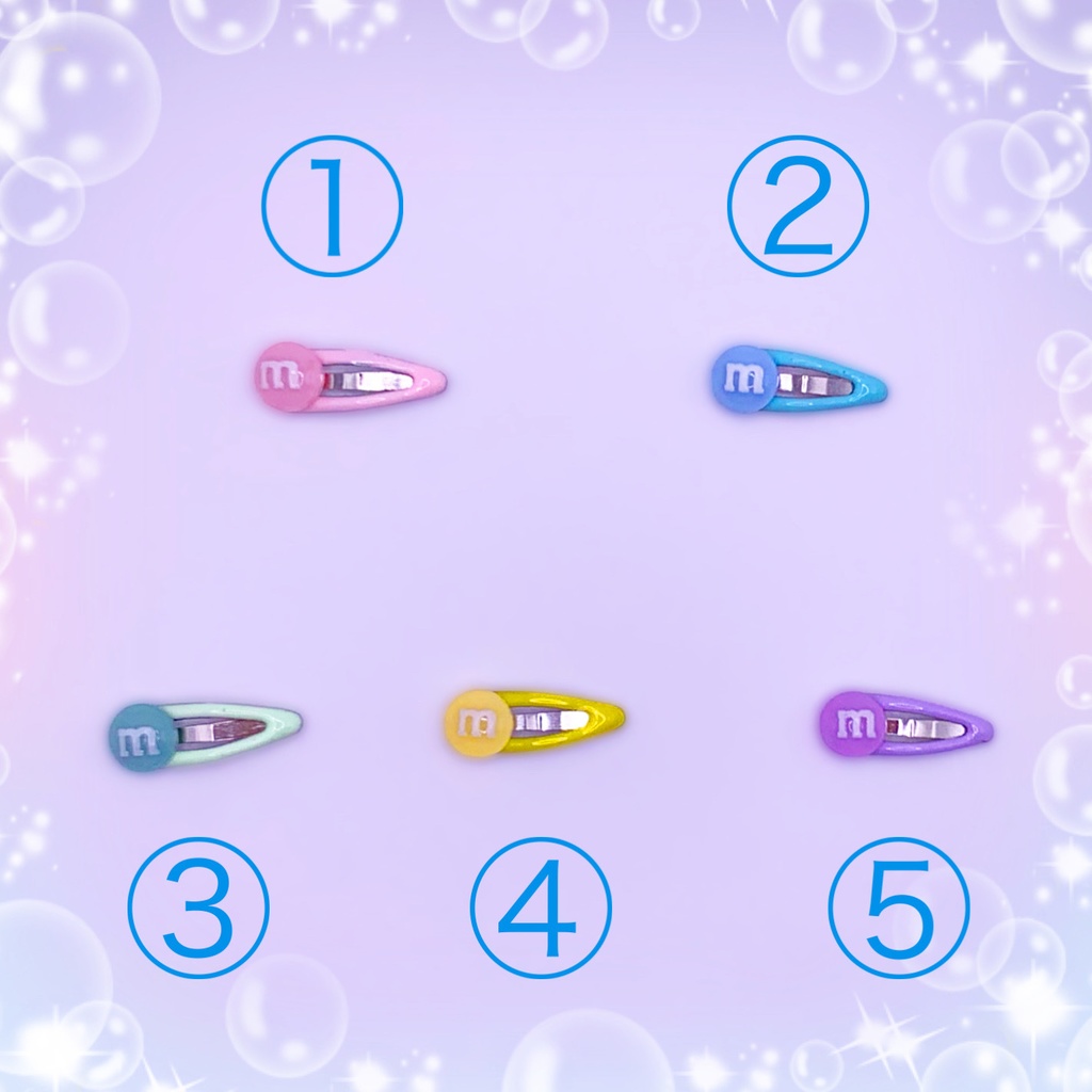 ぬいぐるみ・ドール用 ミニチョコヘアピン🍫