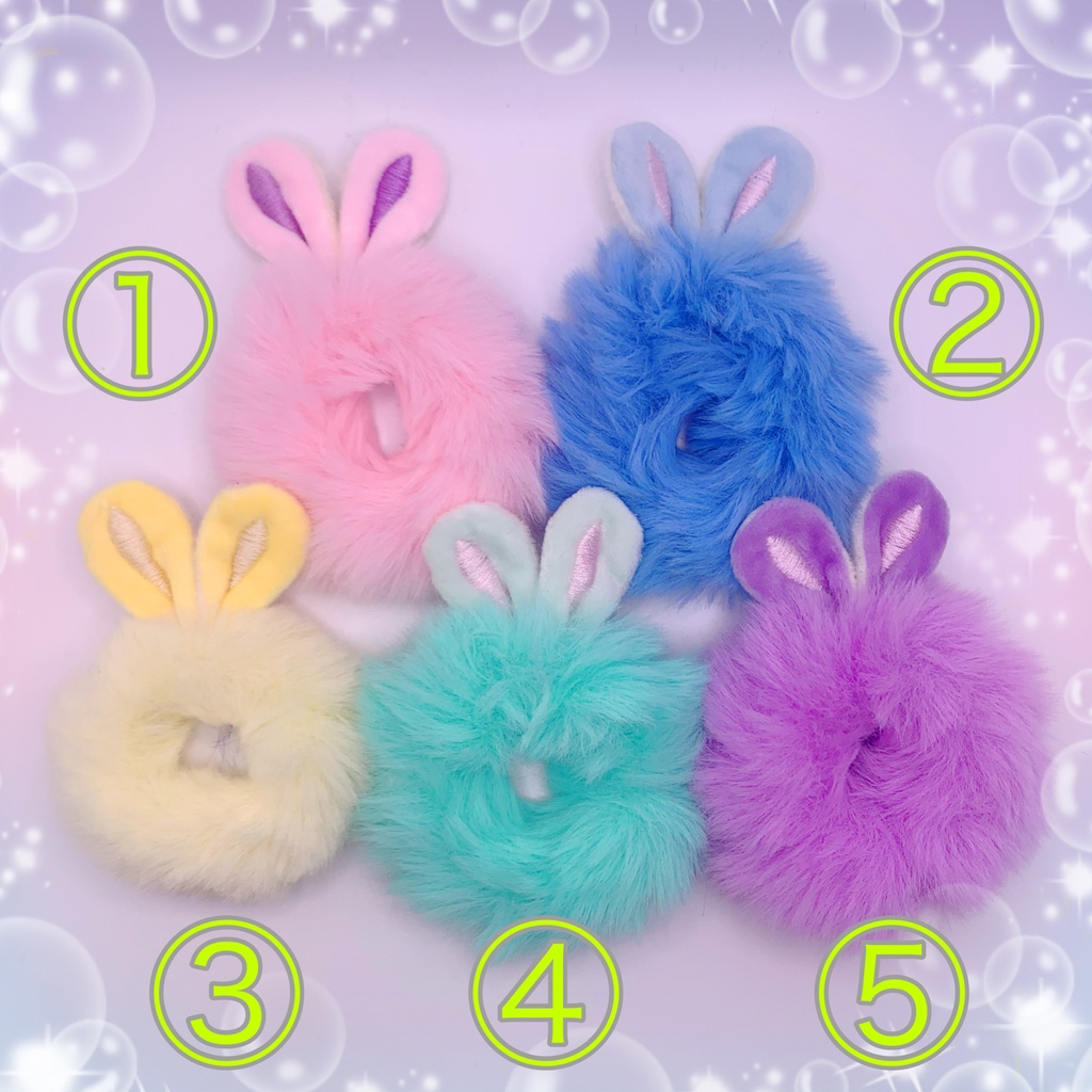 パステルファーのうさ耳ターバン🐰